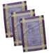 Cotton French Jacquard Dish Towels, 20x28 Set of 3, Decorative Tea Towels for Everyday Kitchen Cooking and Baking